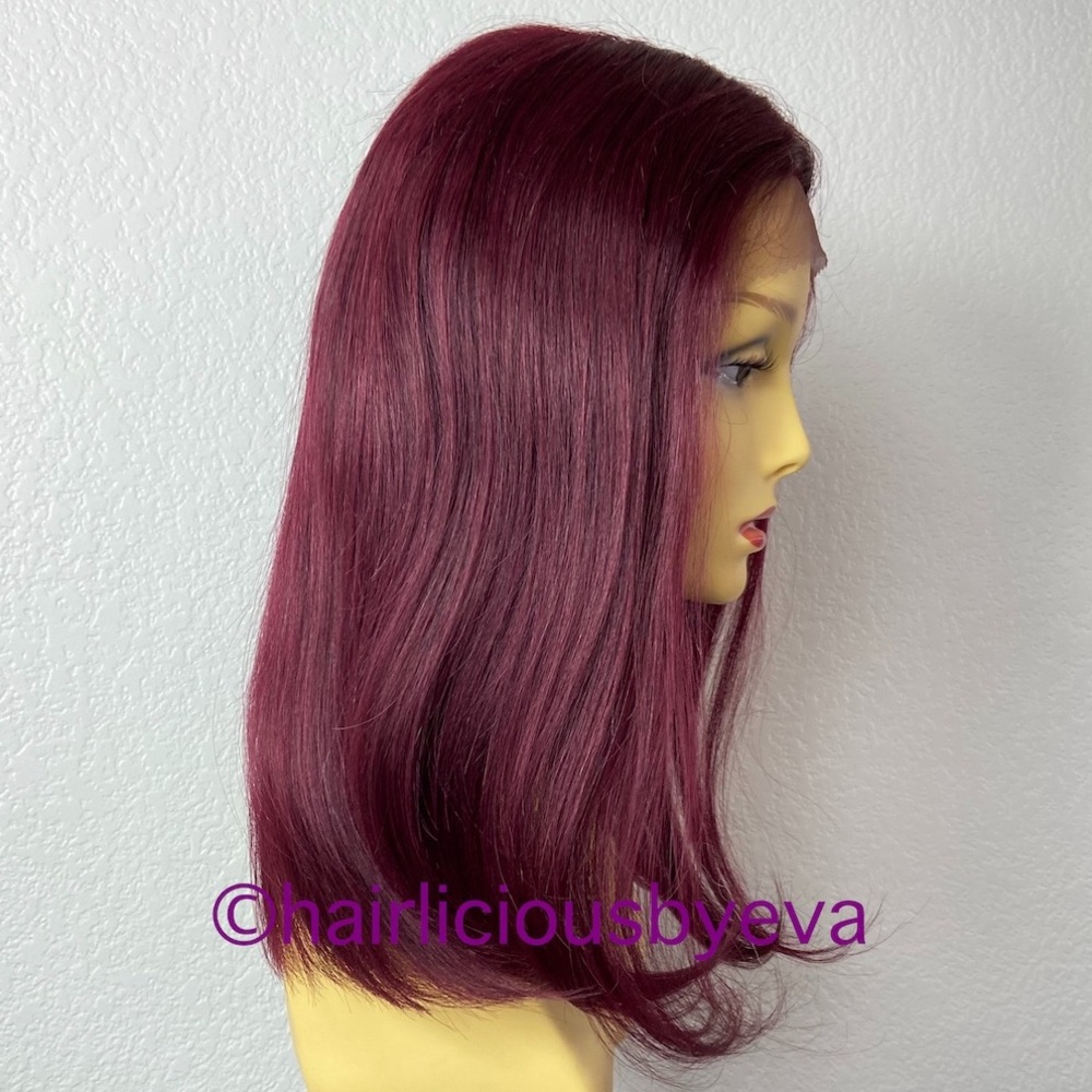 100 percent human hair wig lace front middle part - Picture 3 of 7